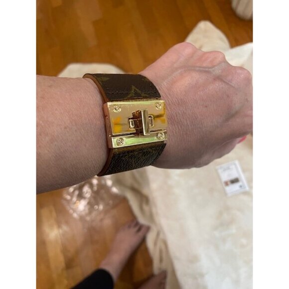 Authentic Louis Vuitton Upcycled Cuff Bracelet - Picture 6 of 9
